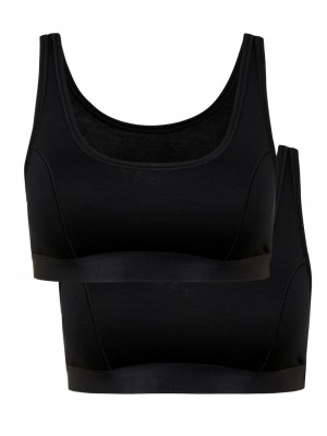 Calida Benefit Women Bustier, Pack Of 2 Underkläder Dam Schwarz | EIHJ52861