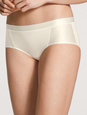 Calida Cate Panty, Low Cut Underkläder Dam Alabaster Crème | HMWL53918