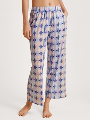Calida Circular Dreams 7/8 Pants, Cradle To Cradle Certified® Summer Oufits Dam Blå | ONSX63290