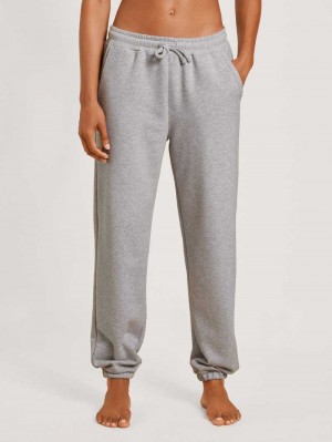 Calida Circular Lounge Pants With Cuffs, Cradle To Cradle Certified® Yoga Dam Grå | CUTL14370