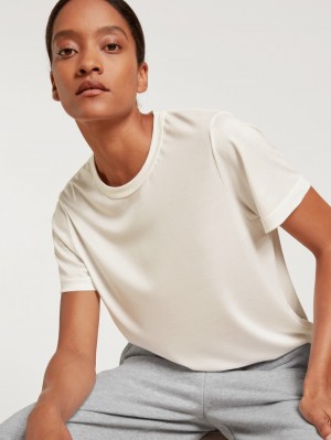 Calida Circular Lounge Shirt Short Sleeve, Cradle To Cradle Certified® Yoga Dam Vita | KSZW68592