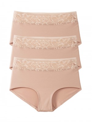 Calida Circular Love Panty 3-pack, Regular Cut, Cradle To Cradle Certified® Underkläder Dam Rosa | ZTLX60147