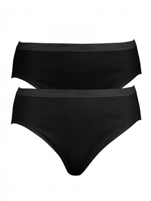 Calida Classic Light Mini Brief 2pk Underkläder Dam Svarta | CUOI29368
