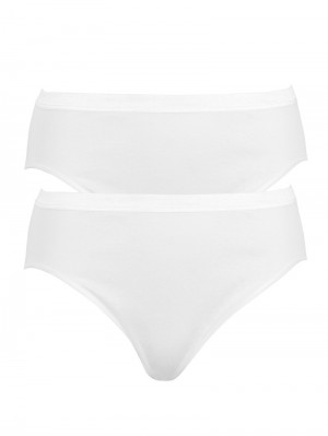 Calida Classic Light Mini Brief 2pk Underkläder Dam Vita | HCFY12043