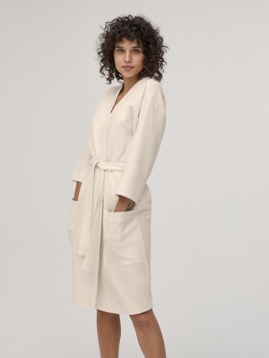 Calida Cosy Shower Bathrobe, Length 95cm Bathrobes Dam Vita | UPZK74982