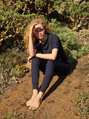 Calida Dsw Balancing Pants Deepsleepwear Dam Mörkblå | VKNT47983
