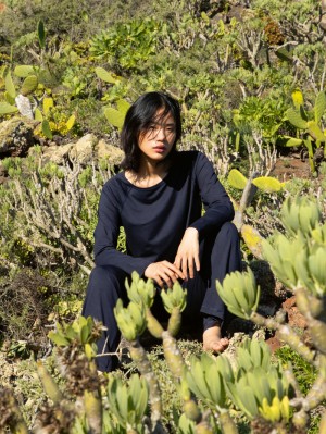 Calida Dsw Balancing Shirt Long-sleeve Deepsleepwear Dam Mörkblå | WBJT08562