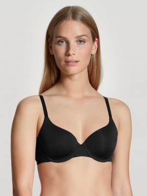 Calida Eco Sense Bra With Underwiring Underkläder Dam Schwarz | MNJF12639