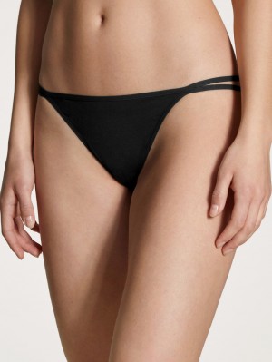 Calida Eco Sense Brief Underkläder Dam Schwarz | LJRI41287
