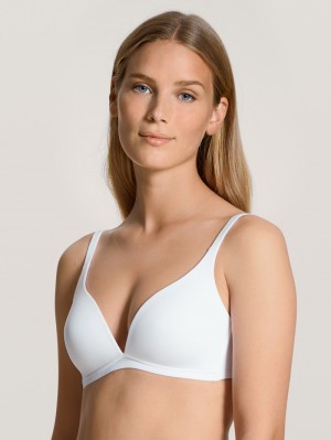 Calida Eco Sense Soft Bra Underkläder Dam Weiss | MYEA43689