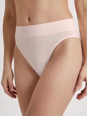 Calida Elastic Brief, High Waist Yoga Dam Rosa | HKUX03689