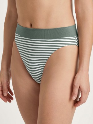 Calida Elastic Brief, High Waist Yoga Dam Gröna | XAUH20814