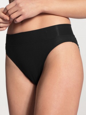 Calida Elastic Brief, High Waist Yoga Dam Schwarz | KCAB16097