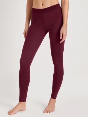 Calida Elastic Leggings Yoga Dam Röda | FCLG40283