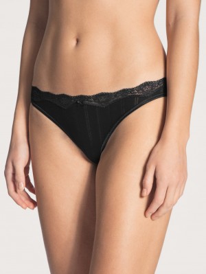 Calida Etude Toujours Brief, Low Cut Underkläder Dam Schwarz | WRMC13906