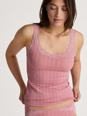 Calida Etude Toujours Tank Top Underkläder Dam Blommiga | BALW81076