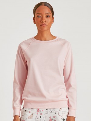 Calida Favourites Dog Shirt Long Sleeve Loungewear Dam Pearl Blush | IGDP46857