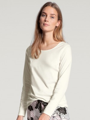 Calida Favourites Dreams Shirt Long Sleeve Loungewear Dam Vita | LTAB48739