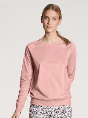 Calida Favourites Dreams Shirt Long Sleeve Loungewear Dam Rosa | PATH30689