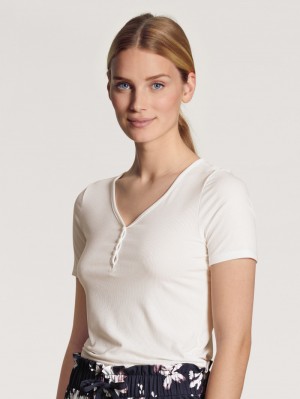 Calida Favourites Dreams Shirt Short Sleeve Loungewear Dam Vita | EJUY27451