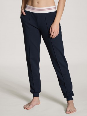 Calida Favourites Lounge Pants Yoga Dam Mörkblå | BKLW18046