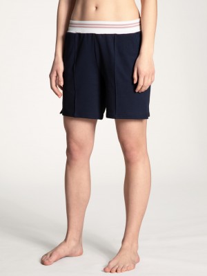 Calida Favourites Lounge Shorts Loungewear Dam Mörkblå | TEPJ97283