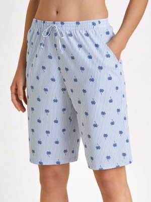Calida Favourites Serenity Bermudas Loungewear Dam Blå | CMFJ15279