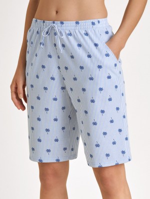 Calida Favourites Serenity Bermudas Summer Oufits Dam Blå | ZVDK35186