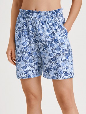 Calida Favourites Serenity Shorts Summer Oufits Dam Blå | XOMQ04982