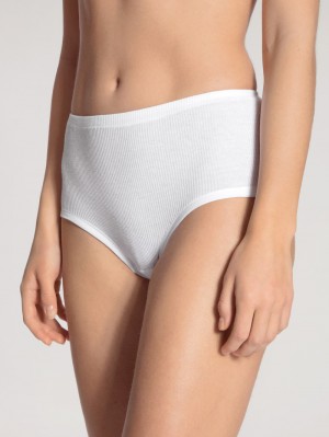 Calida Iconics Midi Brief Underkläder Dam Weiss | IEDL90523
