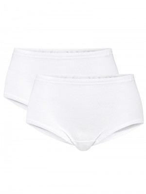 Calida Iconics Midi-brief, 2er-pack Underkläder Dam Weiss | EJNA54972