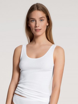 Calida Iconics Tank Top Underkläder Dam Weiss | ZITA64827