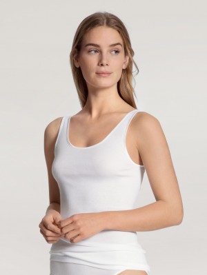 Calida Light Tank Top Underkläder Dam Weiss | TRSD92467