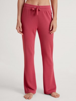 Calida Lounge Butterfly Pants Loungewear Dam Röda | MVFL52963