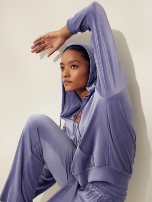 Calida Lounge Lavender Jacket Loungewear Dam Lila | TISD10859