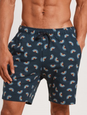Calida Love Capsule Shorts Loungewear Herr Blå | RFKE31865