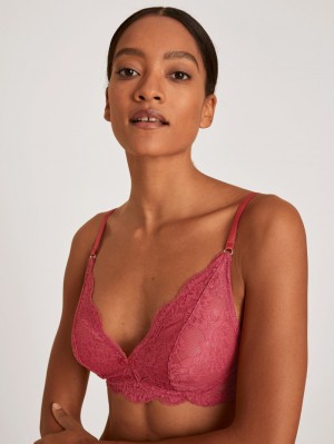 Calida Modal Sense Soft Bra Underkläder Dam Röda | GOLW82734