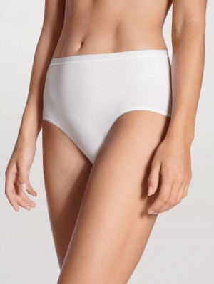 Calida Natural Comfort Brief Underkläder Dam Weiss | QGJD70243