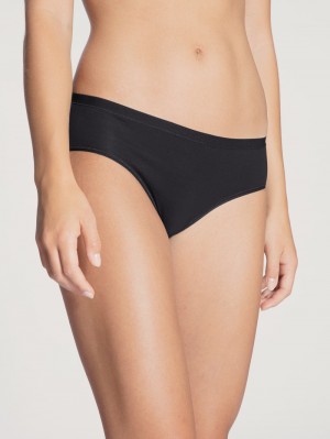 Calida Natural Comfort Brief Underkläder Dam Schwarz | CDLB34512