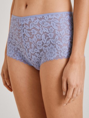 Calida Natural Comfort Lace Shorty Regular Cut Underkläder Dam Lavendel | NMOP89514