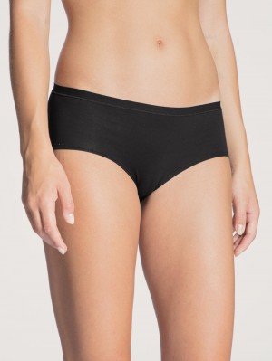 Calida Natural Comfort Panty Underkläder Dam Schwarz | KJDS92308