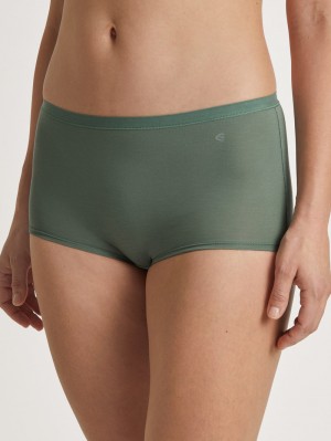 Calida Natural Comfort Shorty Regular Cut Underkläder Dam Gröna | RXNM21486