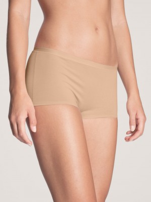 Calida Natural Comfort Shorty Regular Cut Underkläder Dam Rosa | ADUB82596