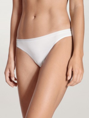 Calida Natural Comfort String Underkläder Dam Weiss | FIPS59684