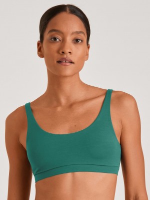 Calida Natural Skin Bustier, Cradle To Cradle Certified® Yoga Dam Gröna | WGKH57089