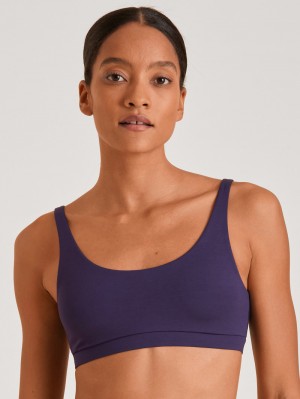 Calida Natural Skin Bustier, Cradle To Cradle Certified® Yoga Dam Lila | OVAK97631
