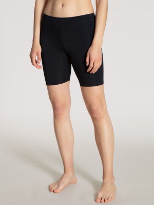 Calida Natural Skin Pants, Medium Leg, Cradle To Cradle Certified® Yoga Dam Svarta | ADMZ53482