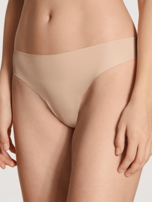 Calida Natural Skin String Yoga Dam Rosa | NIAZ85392