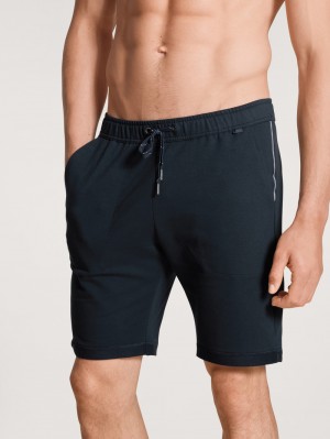 Calida Remix Basic Lounge Bermudas Loungewear Herr Mörk | SLHU32547