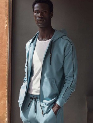 Calida Rmx Lounge Leisure Jacket Loungewear Herr Blå | YXNZ84021